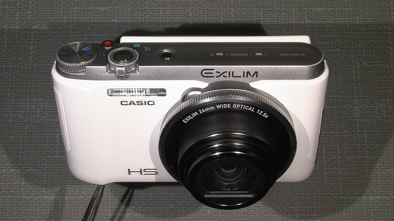 Застряла крышка объектива в Casio EXILIM EX-ZR1000