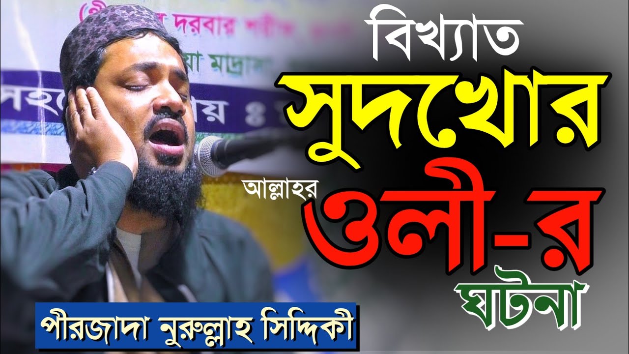 বিখ্যাত সুদখোর ওলী-র ঘটনা┇পীরজাদা নুরুল্লাহ সিদ্দিকী┇Sudhkhor Oli┇Pirzada Nurullah Siddique Jalsa
