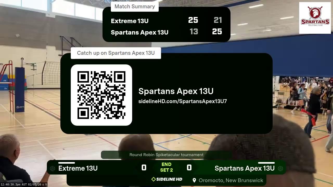 Spartans Apex 13U vs. Extreme 13U (2026.02.07)