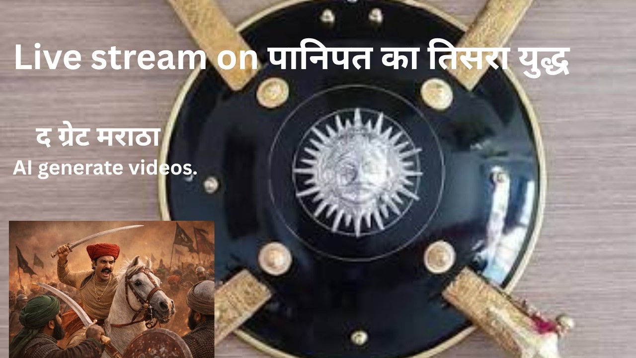 मराठा और अब्दाली पानिपत का युद्ध. Live Stream
