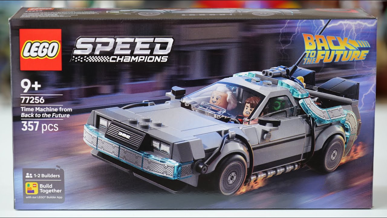 LEGO Speed ​​Champions 77256 Машина времени из фильма «Назад в будущее» — обзор LEGO Speed ​​Build