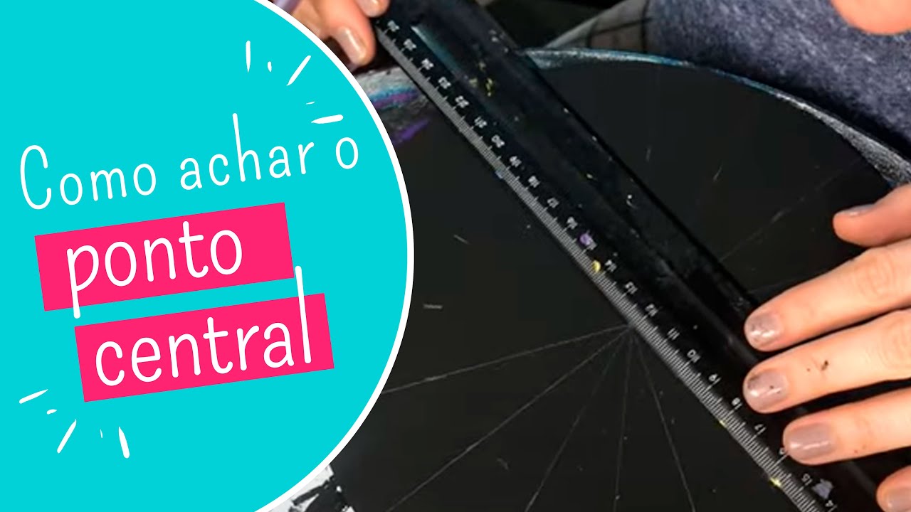 MANDALA | Como encontrar o ponto central da mandala e fazer linhas guias