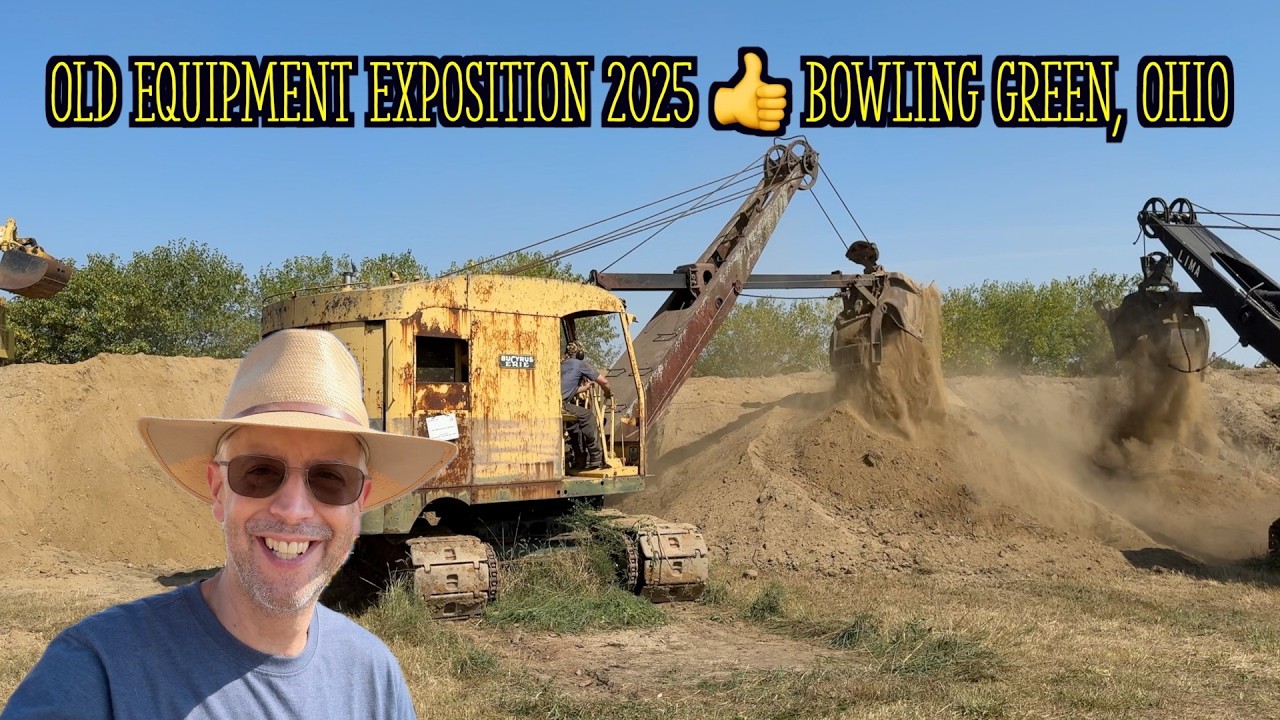 Old Equipment Exposition 2025 👍 Bowling Green, Ohio 🤠 Caterpillar, Bucyrus, Euclid & more