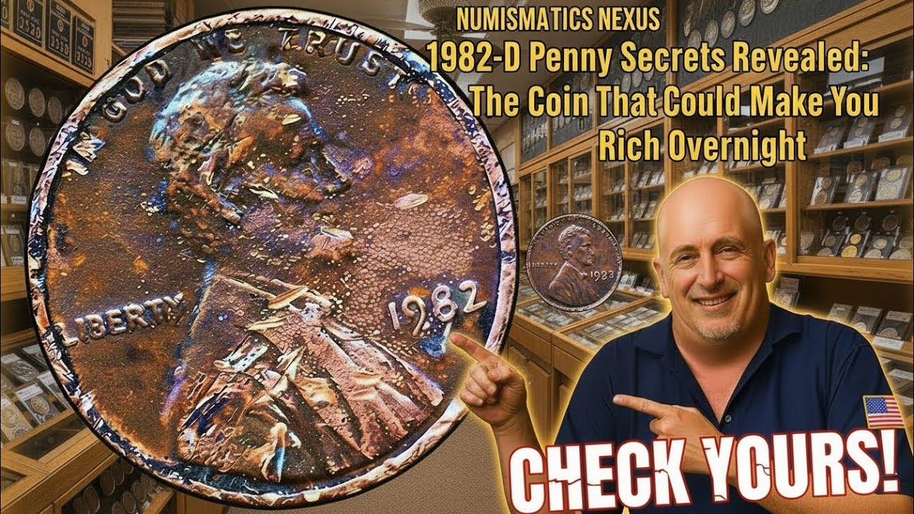 Секреты монеты 1982-D Penny раскрыты: монета, которая может сделать вас богатым в одночасье.