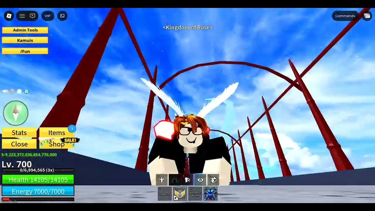 Playing curse fruit (roblox game)