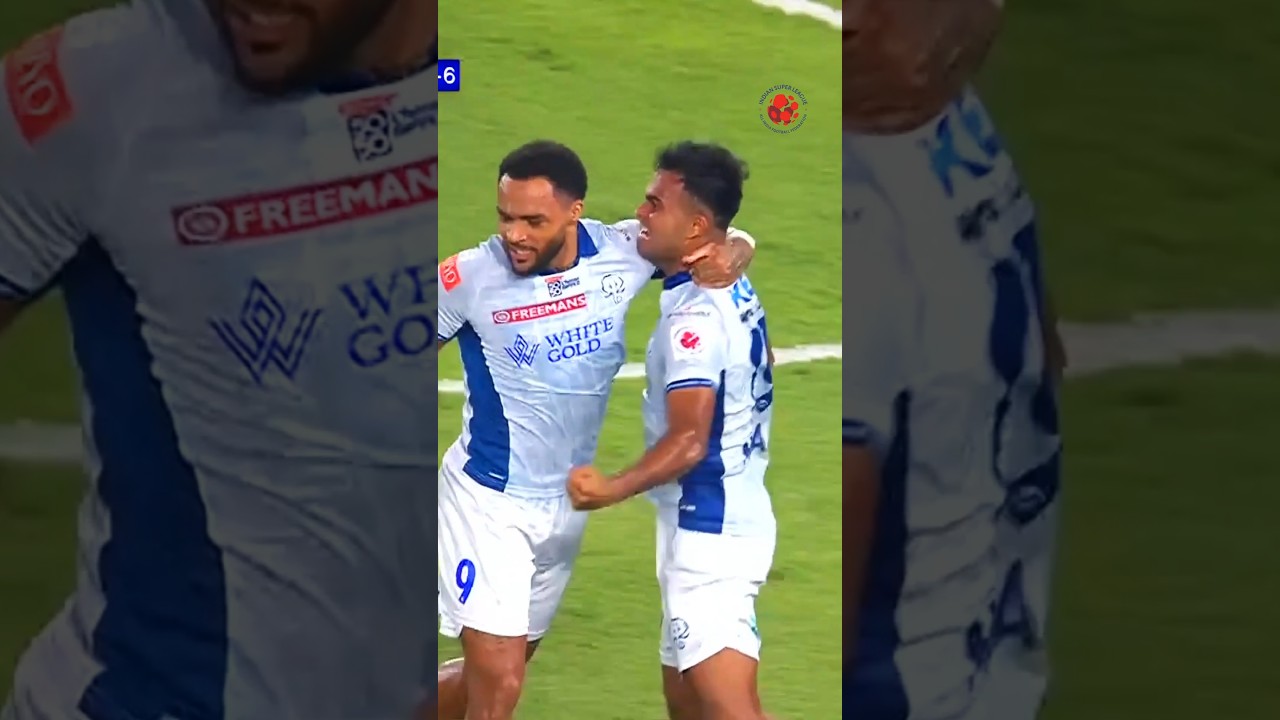 Right at the death ❗️Ajsal&rsquo;s headed effort helped KBFC secure a gritty point in #EBFCKBFC #ISL12