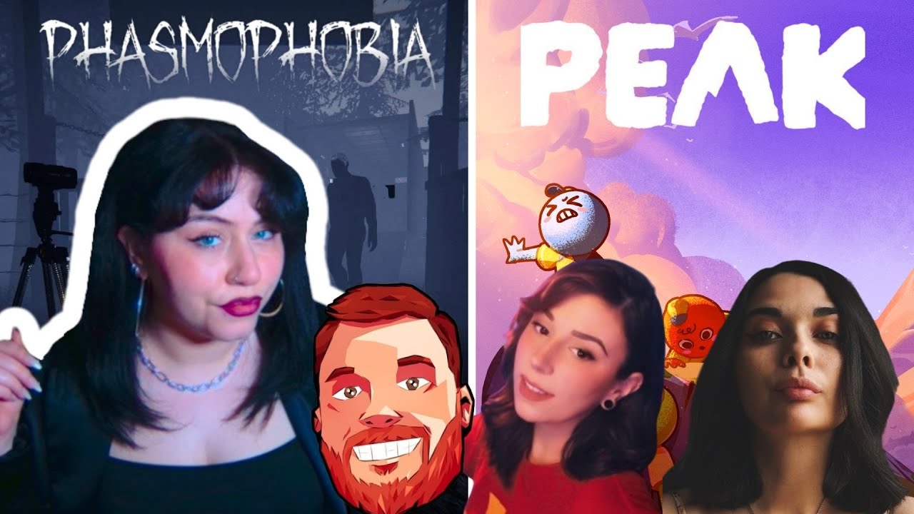 VOD - Phasmophobia & PEAK avec Gom4rt, KiliraTV et Linca