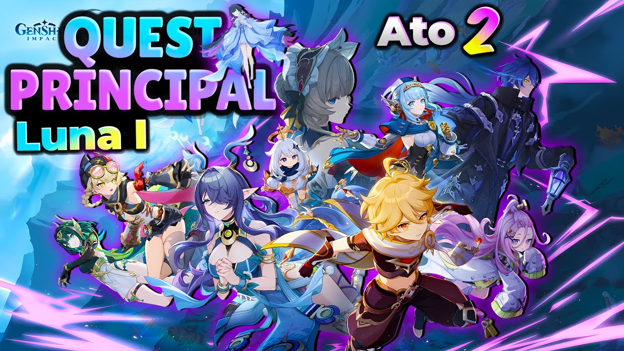 🔴 CHORANDO PELA COLUMBINA 😭 - ATO 2 da Missão de Arconte da Versão Luna I / 6.0 de Genshin Impact