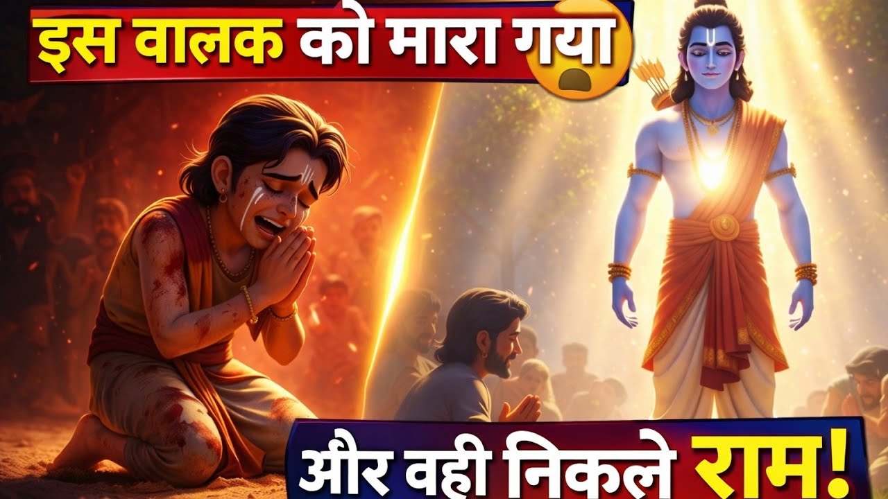 जब रामस्वयं भिक्षा माँगने आए || जिस बालक को मारा गया वही भगवान राम निकले 😢 सच्ची सीख देने वाली कहानी