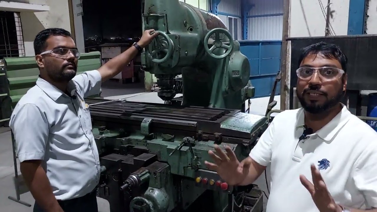 HMT (Hindustan Milling Pure Mechanical 2 Number Machine Operating Learning )