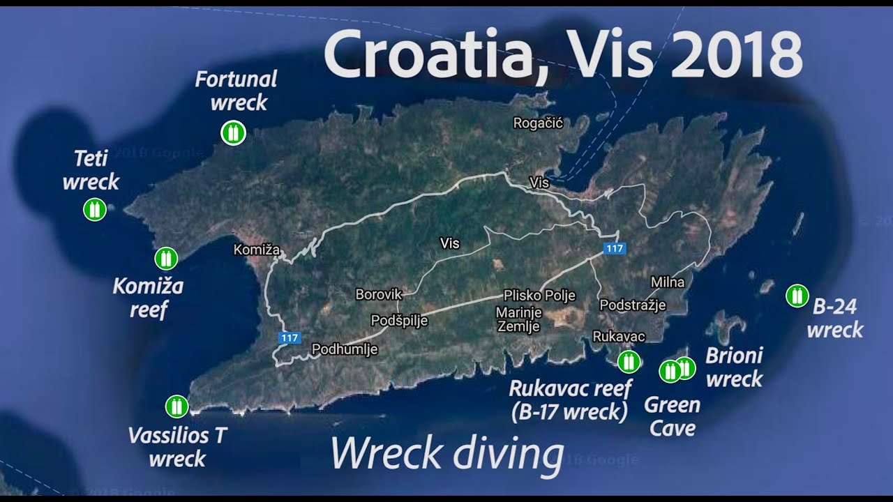 Vis 2018, Croatia 🇭🇷 - wreck diving | DJI Mavic Pro | GoPro Hero5