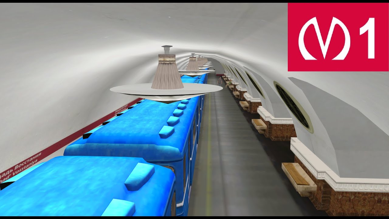 Кировско-Выборгская линия в TRAINZ 12 [Политехническая - Лесная]