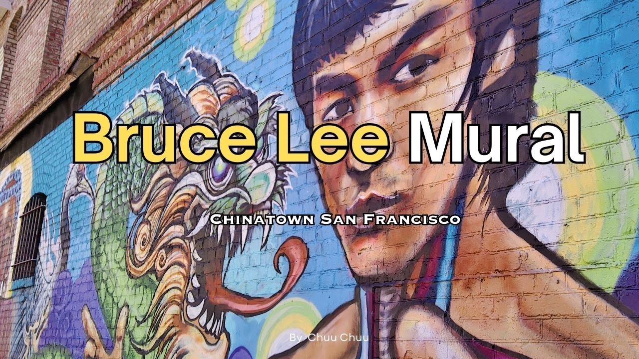 [SF vlog] San Francisco Chinatown | Bruce Lee Mural | 李小龍壁畫 #李小龍 #brucelee #chinatown #sanfrancisco