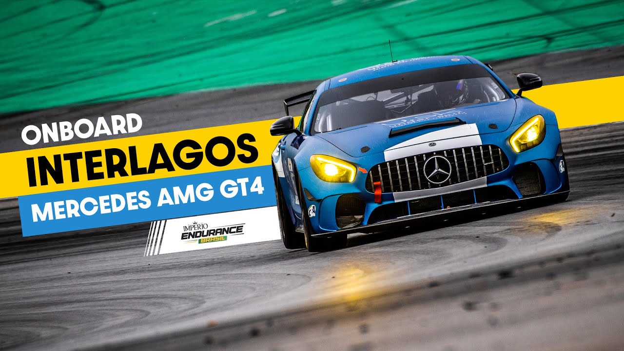 Onboard Mercedes AMG-GT4, em Interlagos.