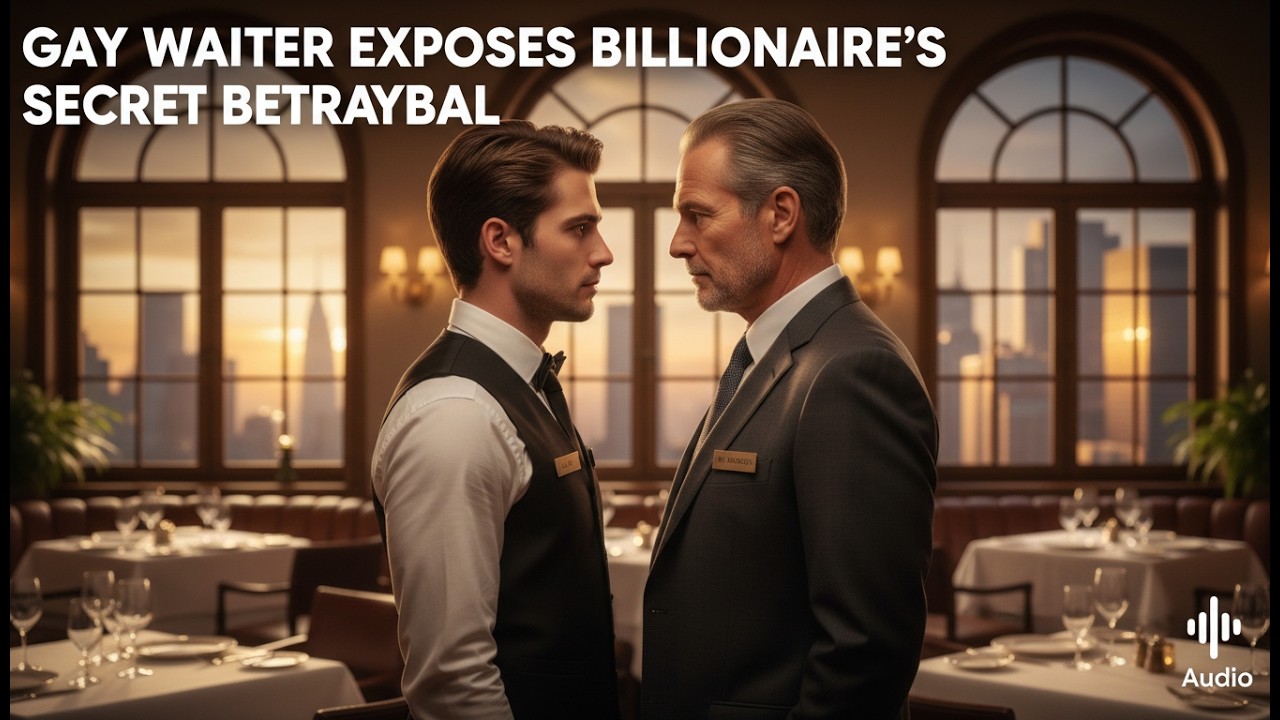 Gay Waiter Exposes Billionaire’s Secret Betrayal — Twist Turns Him Into The Man Who Saves