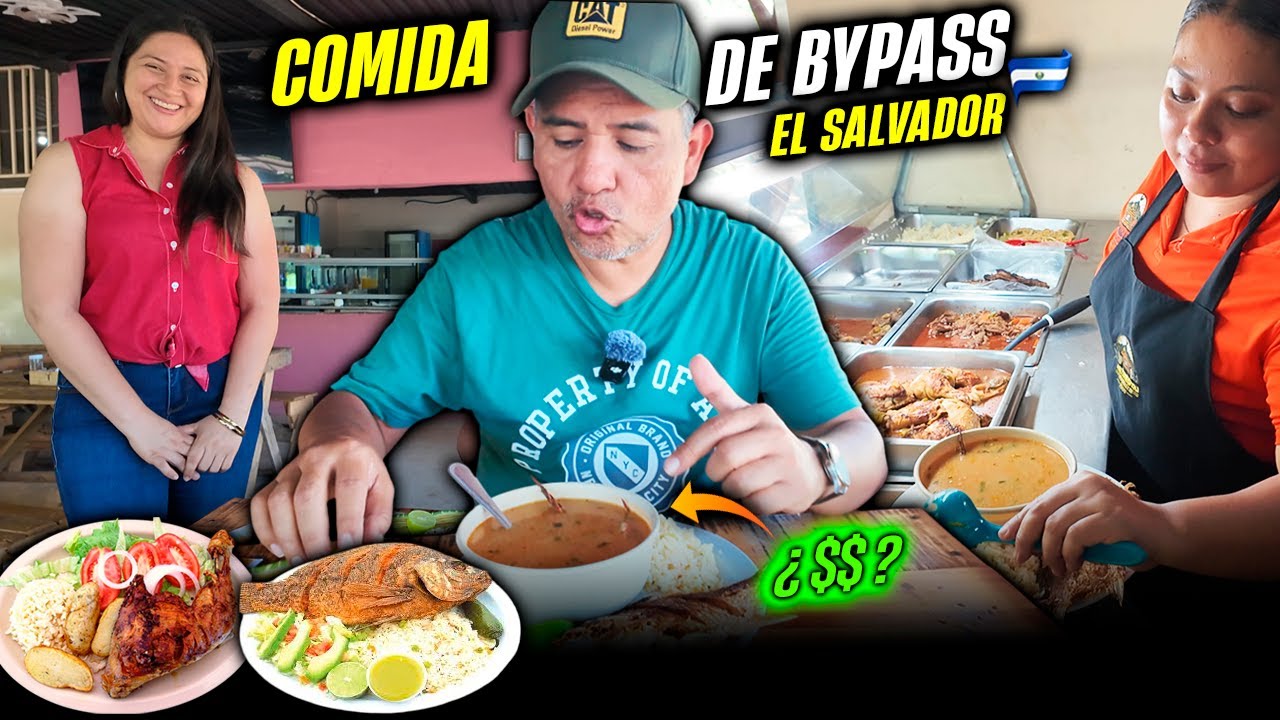 🤑¿Cuánto Cuestan los Almuerzos en el BYPASS en Usulutan EL SALVADOR?😲Muy Ricos