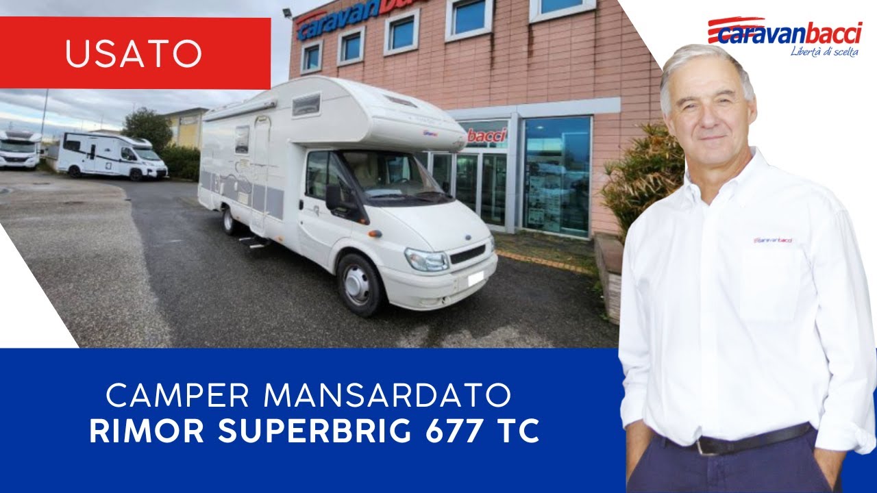 Mansardato Superbrig 677 TC Rimor | camper Usato