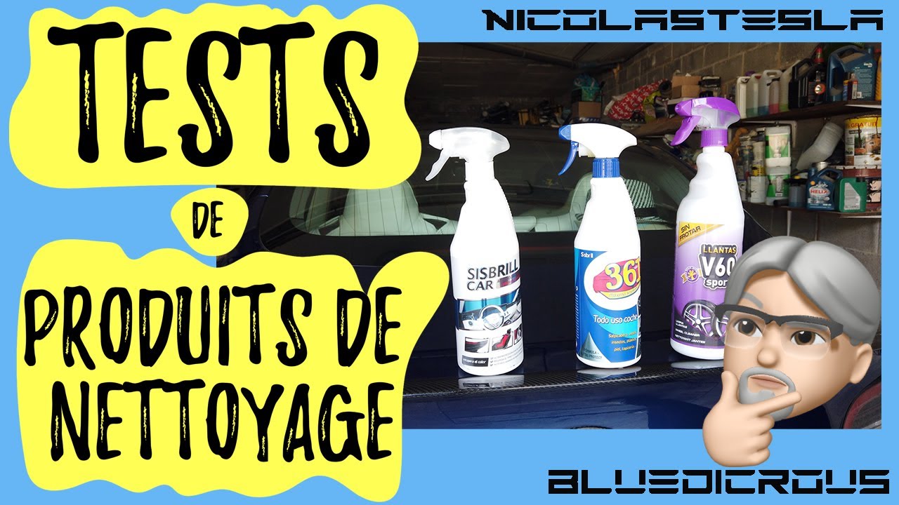 Tests de Produits de Nettoyage pour ma Tesla Model3