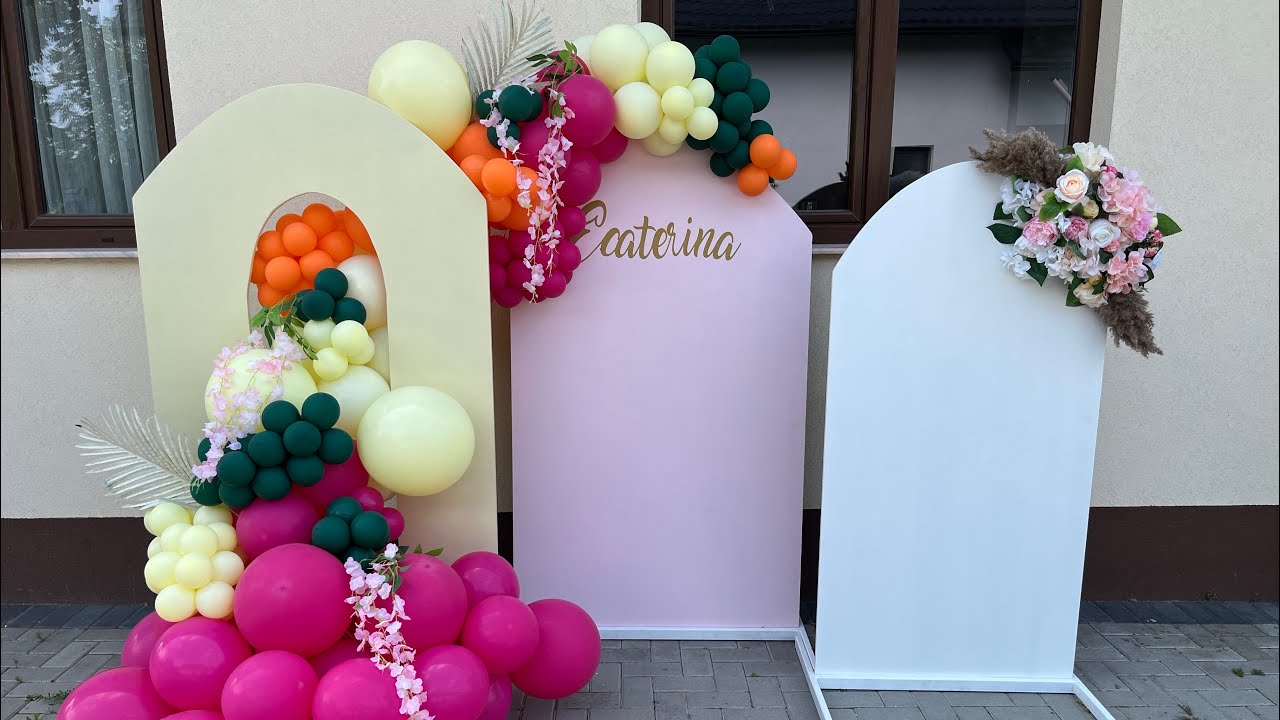 Arcada/Ghirlanada debaloane fara suport! Balaone de la PartyBalloons.ro #baloane #balloons #decor