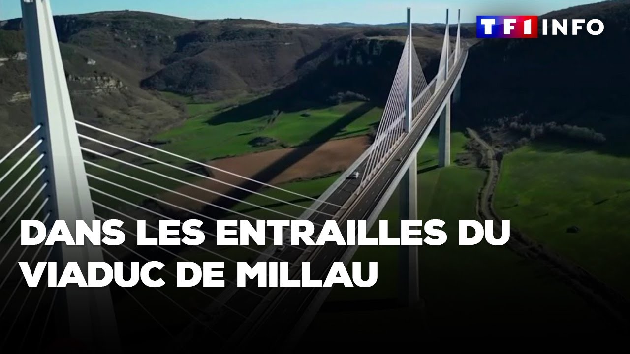 Dans les entrailles du viaduc de Millau