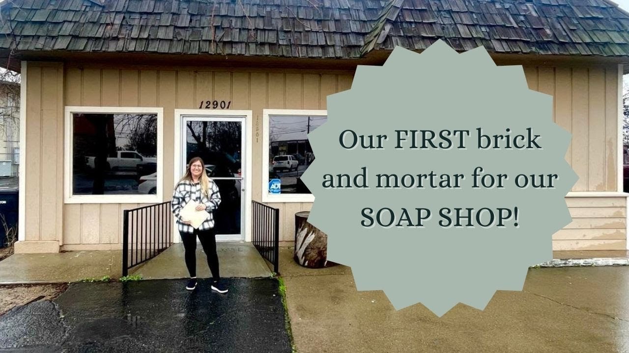 Our FIRST brick and mortar store for our SOAP SHOP!! Extreme makeover!