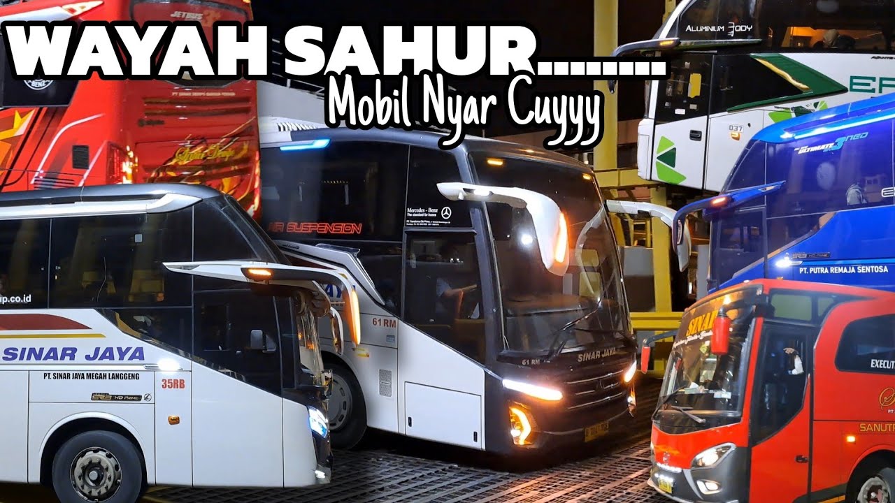 TAMBAH RUTE LAGI,, Sinar Jaya Ramaikan Sumatera‼️Express Menjelang Subuh ramai Bus Jambi Pagaralam 