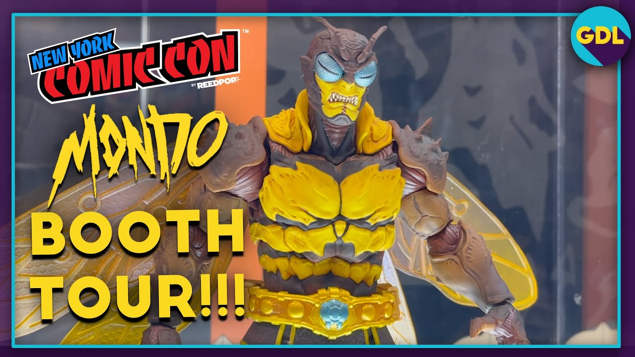 MONDO NYCC Booth Tour! MOTU, Ghostbusters, TMNT and More!