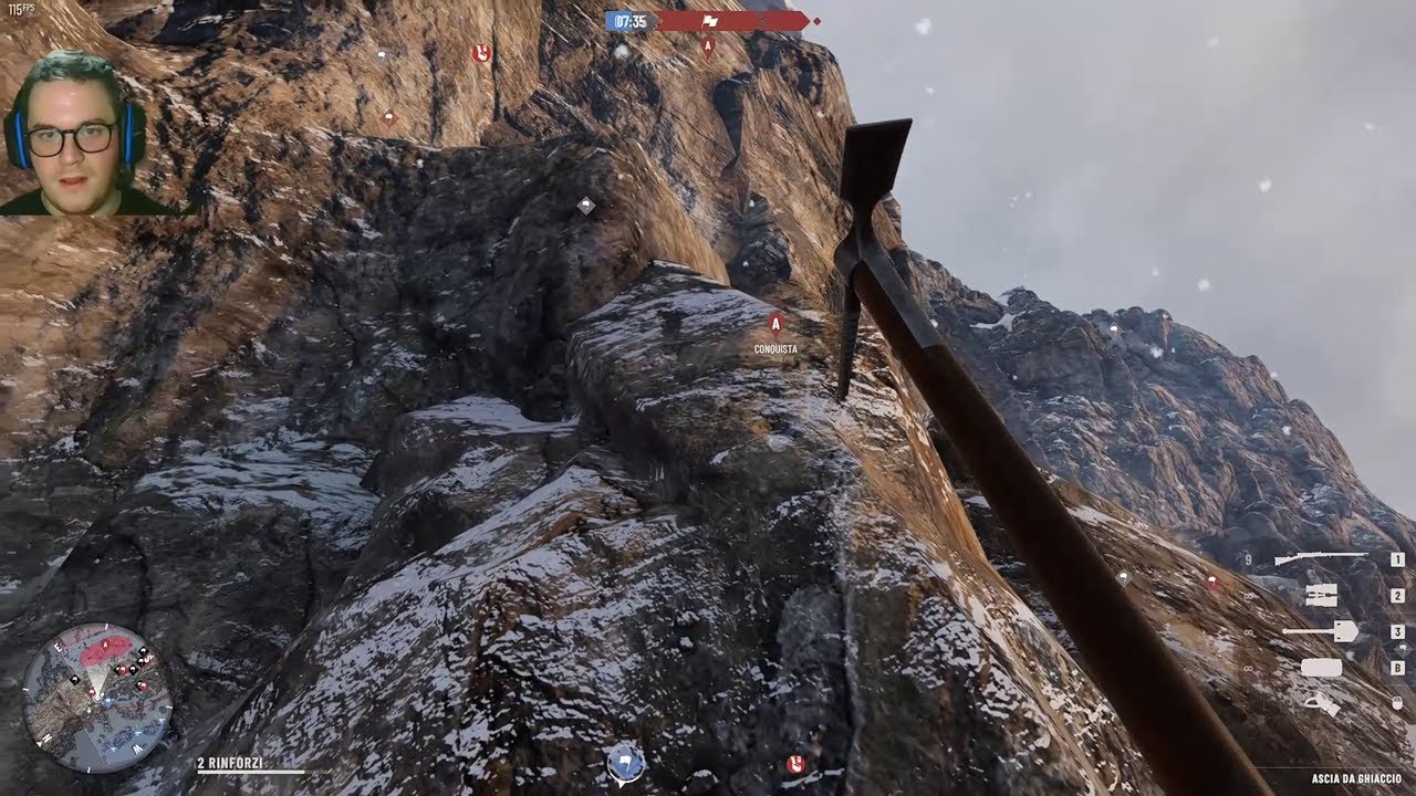 In Scalata con gli Alpini - Isonzo WW1 Gameplay