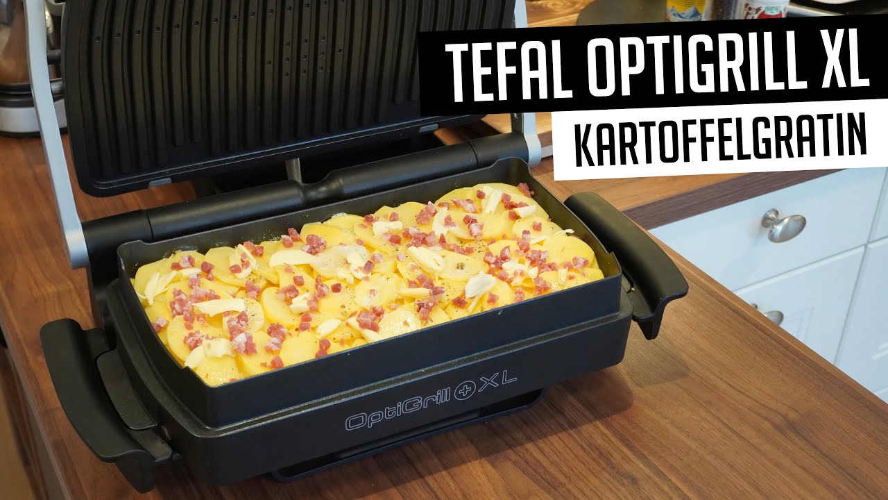 Kartoffelgratin im Tefal OptiGrill Snacking&Baking