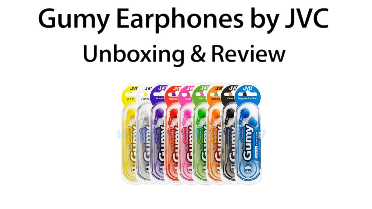 Gumy Earphones by JVC: Unboxing and Review