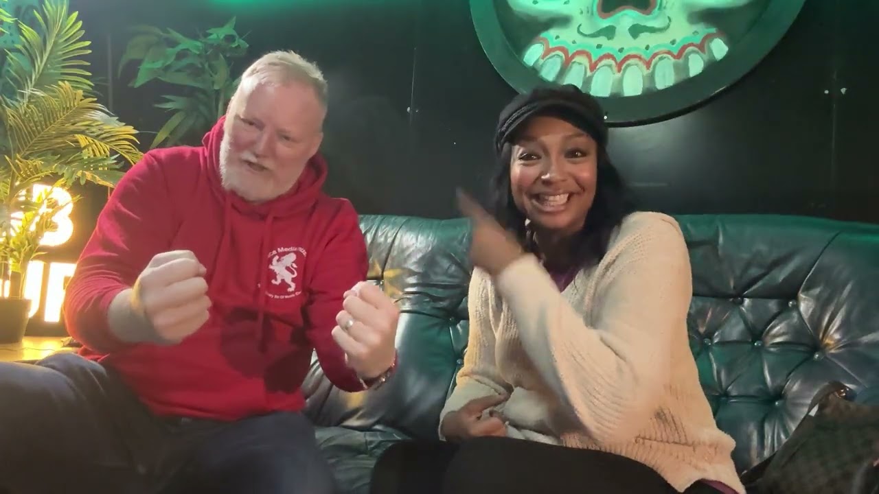 Malina Moye Talking to Darren – Live – La Belle Angele – Edinburgh blues club