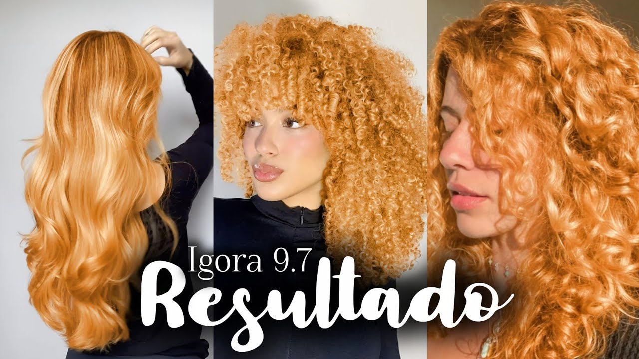 Ruivo Igora 9.7 em Cabelos Pretos, Castanhos e Loiros #igora9.7 #igoraroyal