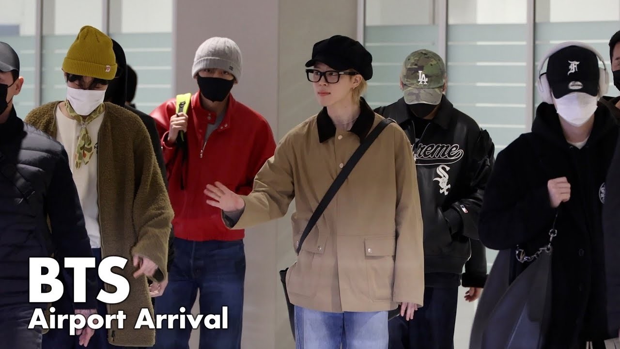 LIVE 🔴 BTS OT-7 At Incheon Airport ✈️ Arrived SouthKorea 🇰🇷 BTS All Members Spotted at Airport Today