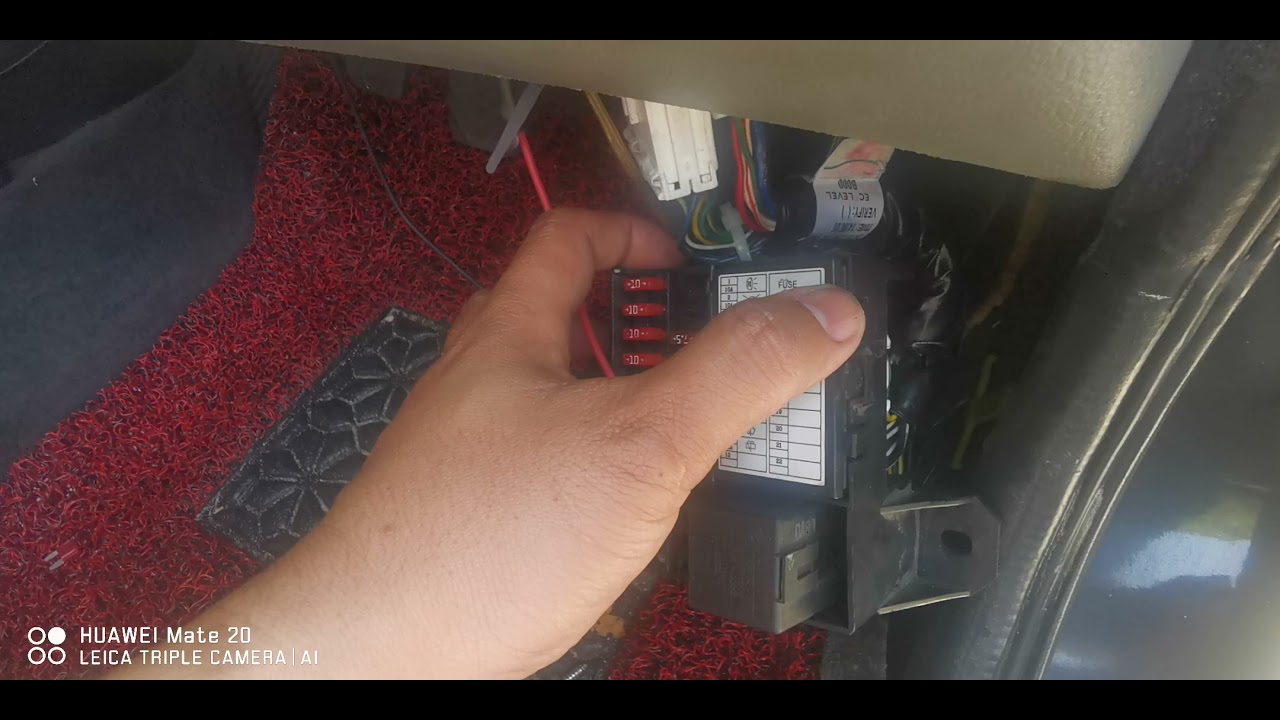 Proton pesona - relay fuel pump problem.