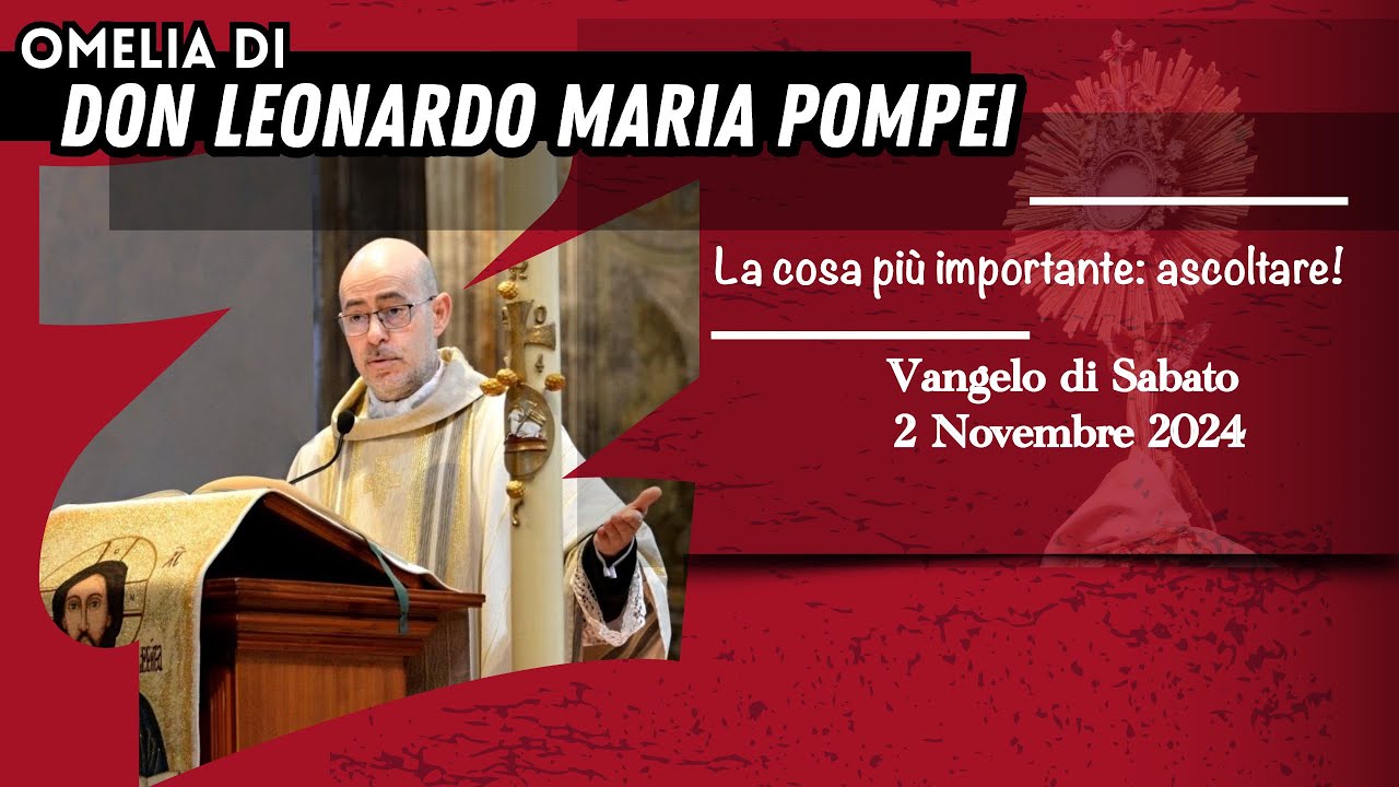 La cosa più importante: ascoltare!