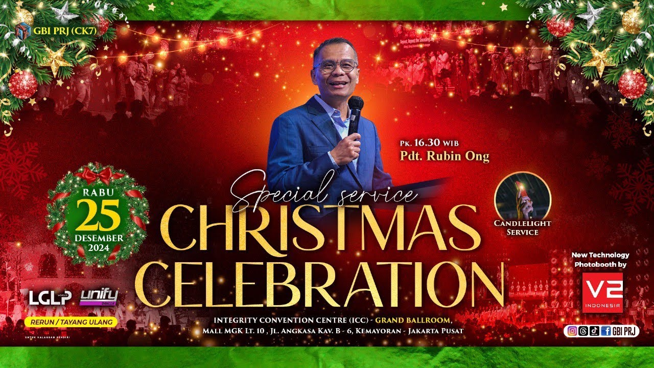 REIMAGINING OUR FUTURE - Pdt. Rubin Ong - Ibadah Natal Onsite III 25 Desember '24