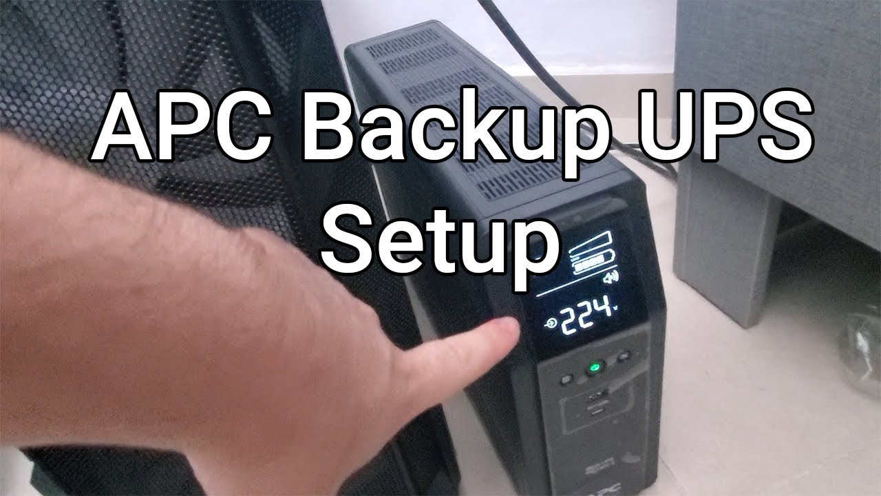 You need a UPS: APC Back UPS Pro BR 1600VA Unboxing and Setup