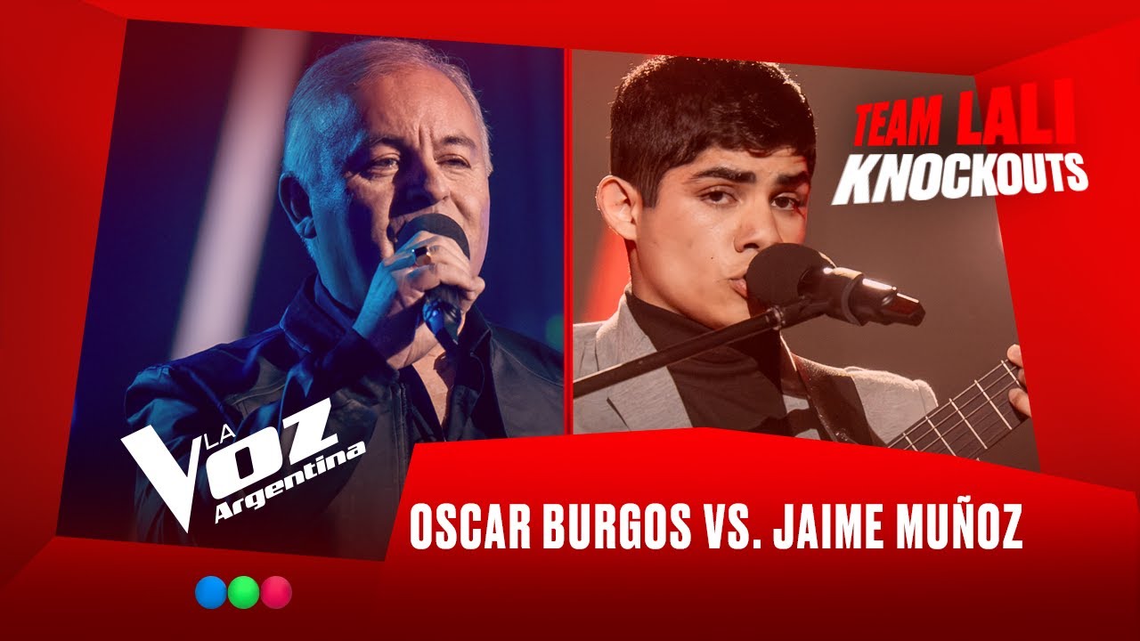 Oscar Burgos Espinoza vs. Jaime Muñoz Cantos - Team Lali - Knockouts - La Voz Argentina 2025