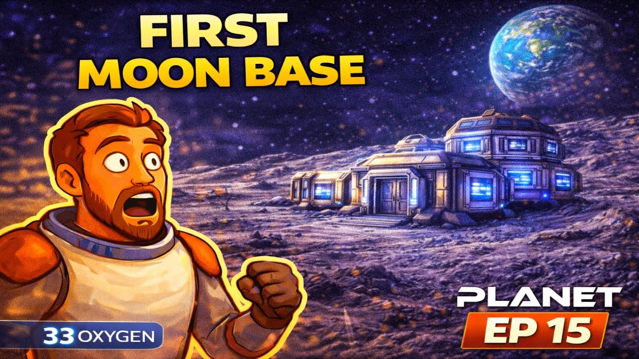 We Built Our FIRST MOON BASE 🌕 | Planet Crafter EP 15