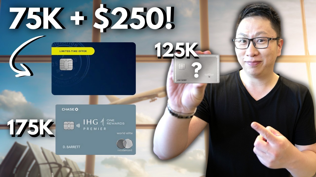 Best Bonuses RIGHT NOW! 5 Free Hyatt Nights, 175K Bonus Offers, Chase Sapphire Reserve