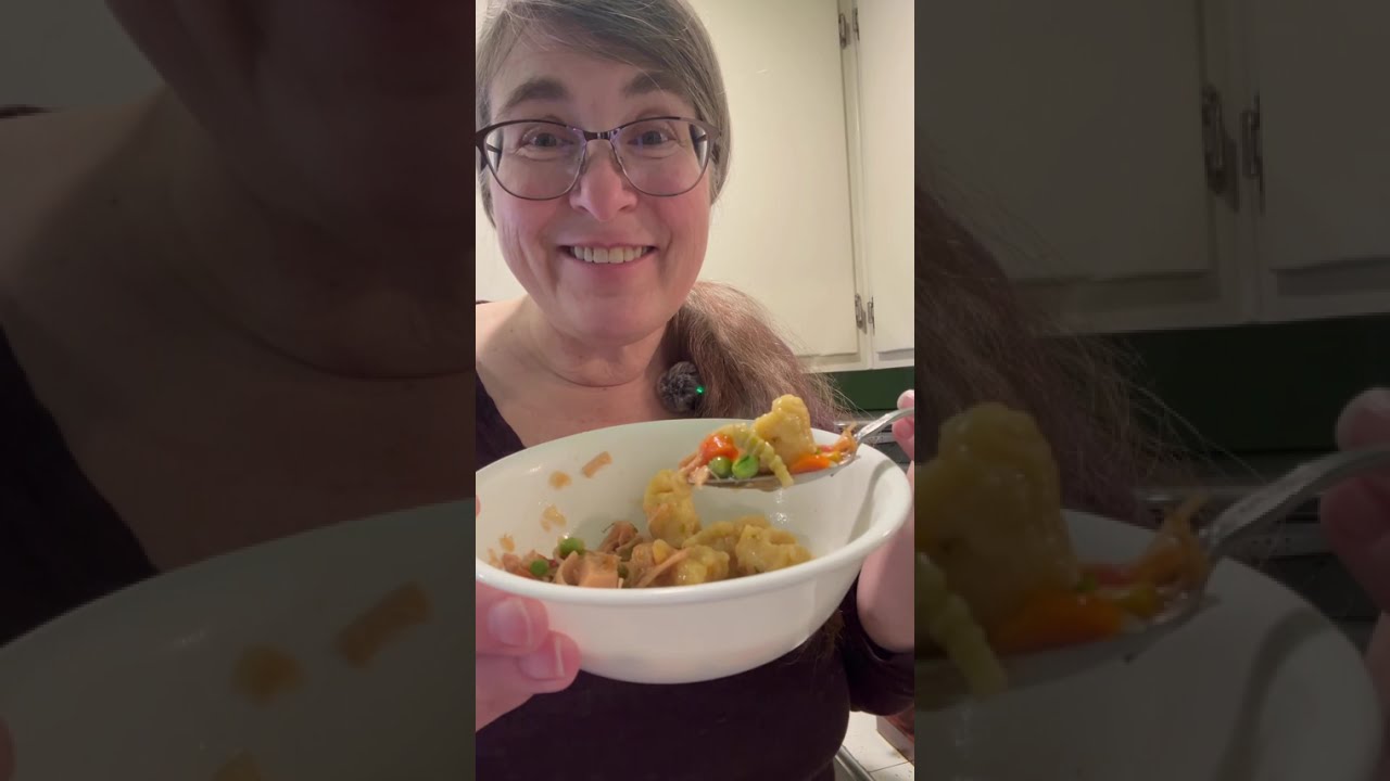 Making Chicken (Turkey) Dumpling Soup Using Things That I Preserved