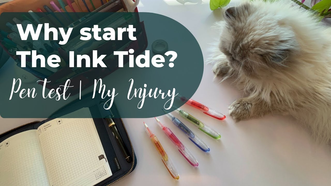 Why I started the Ink Tide, Pilot Petit Pen Test + My Injury Update - Slack Tide 🌊