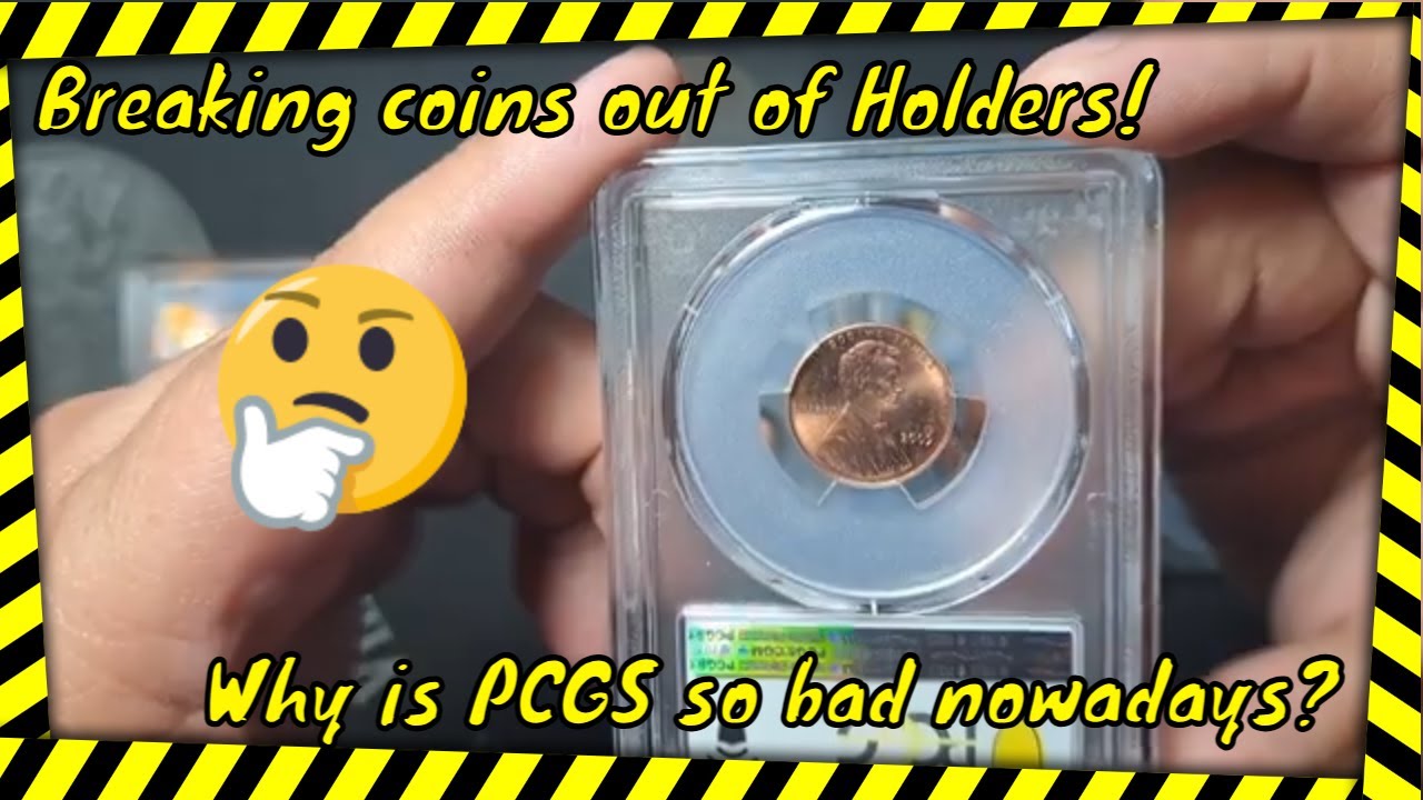 Removing coins from a graded slab! 