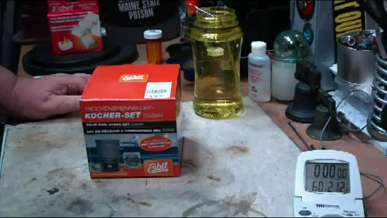 Esbit Solid Fuel Stove Set - Boil Test #1 - Reloaded