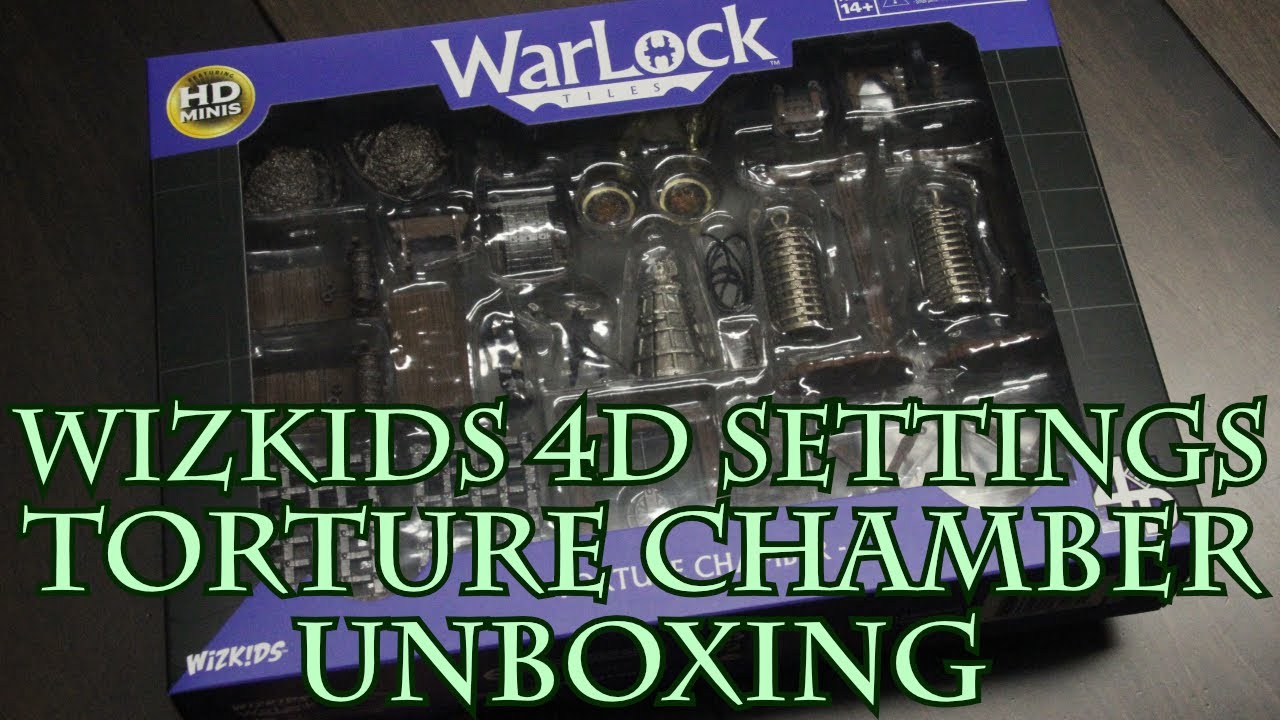 WizKids 4D Settings Torture Chamber Unboxing
