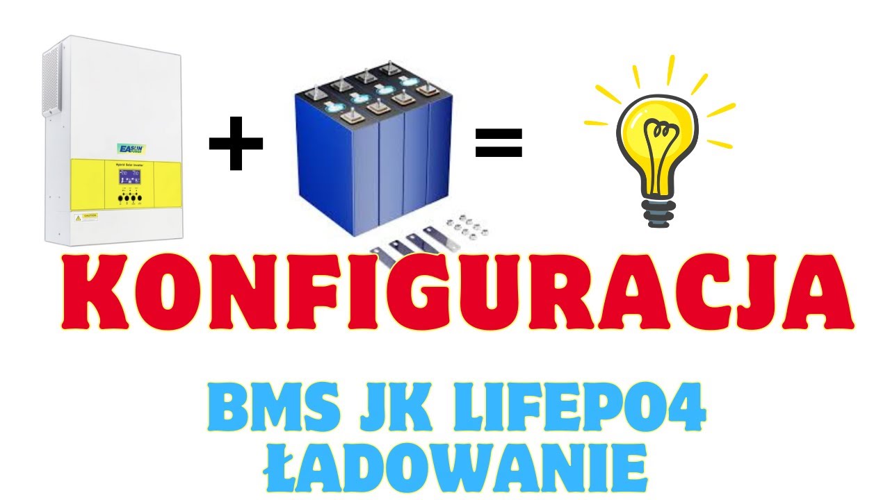 Ustawienia BMS JK lifepo4 falownik bezpieczne ładowanie off-grid konfiguracja ładowania