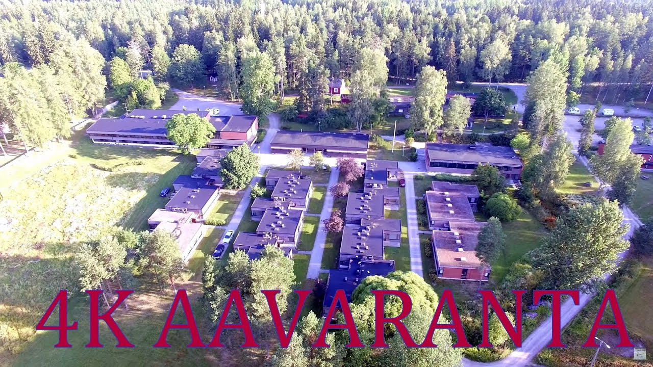 Finland from air - Aavaranta 4K drone scenery