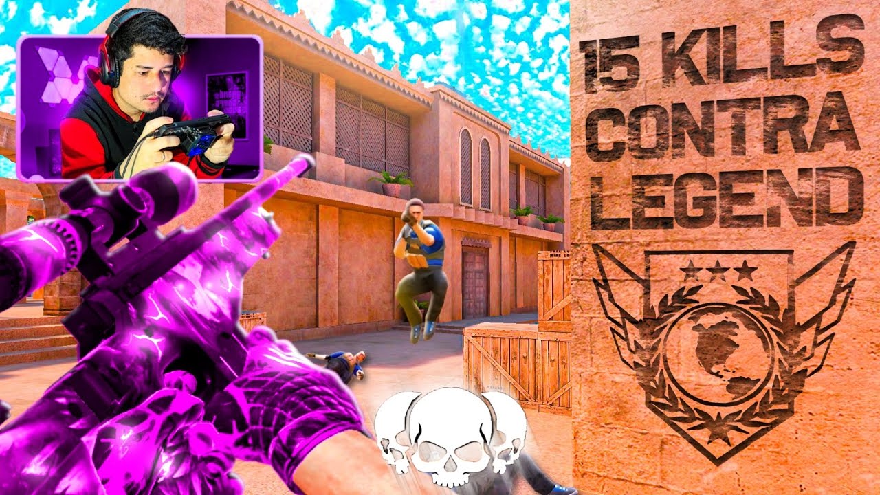AULAS DE COMO JOGAR CONTRA THE LEGEND | ROG PHONE 6 165 FPS - STANDOFF 2