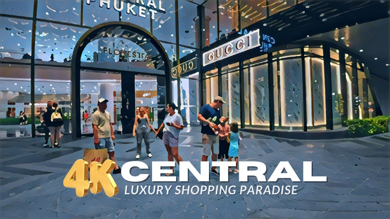 [4K 60fps] Explore the Most Luxurious Mall in Phuket: Walking Tour of Central Floresta Mall