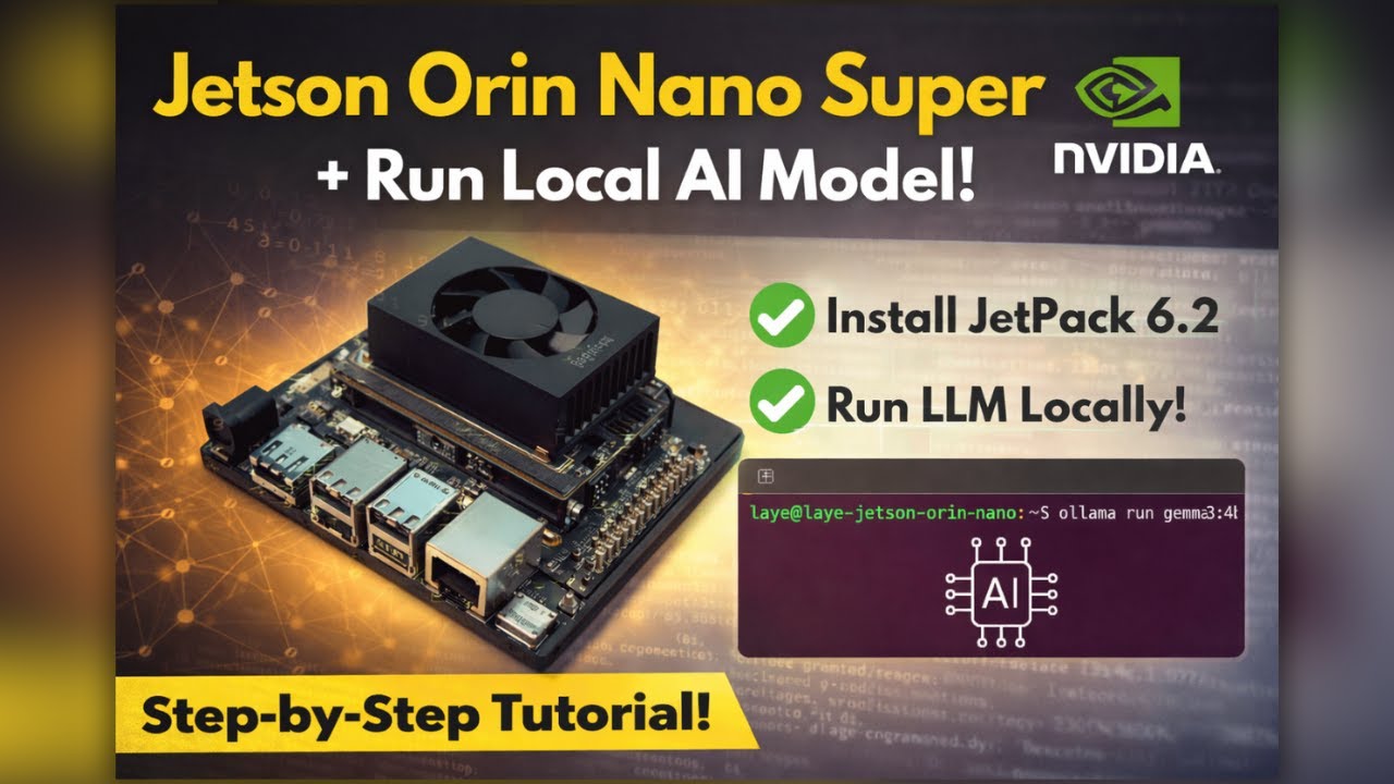 How to Set Up Jetson Orin Nano Super (JetPack 6.2 + Local AI Demo)